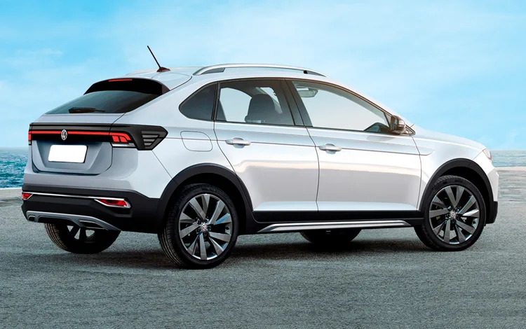 Volkswagen 0km branco, pronto para a frota da auto escola